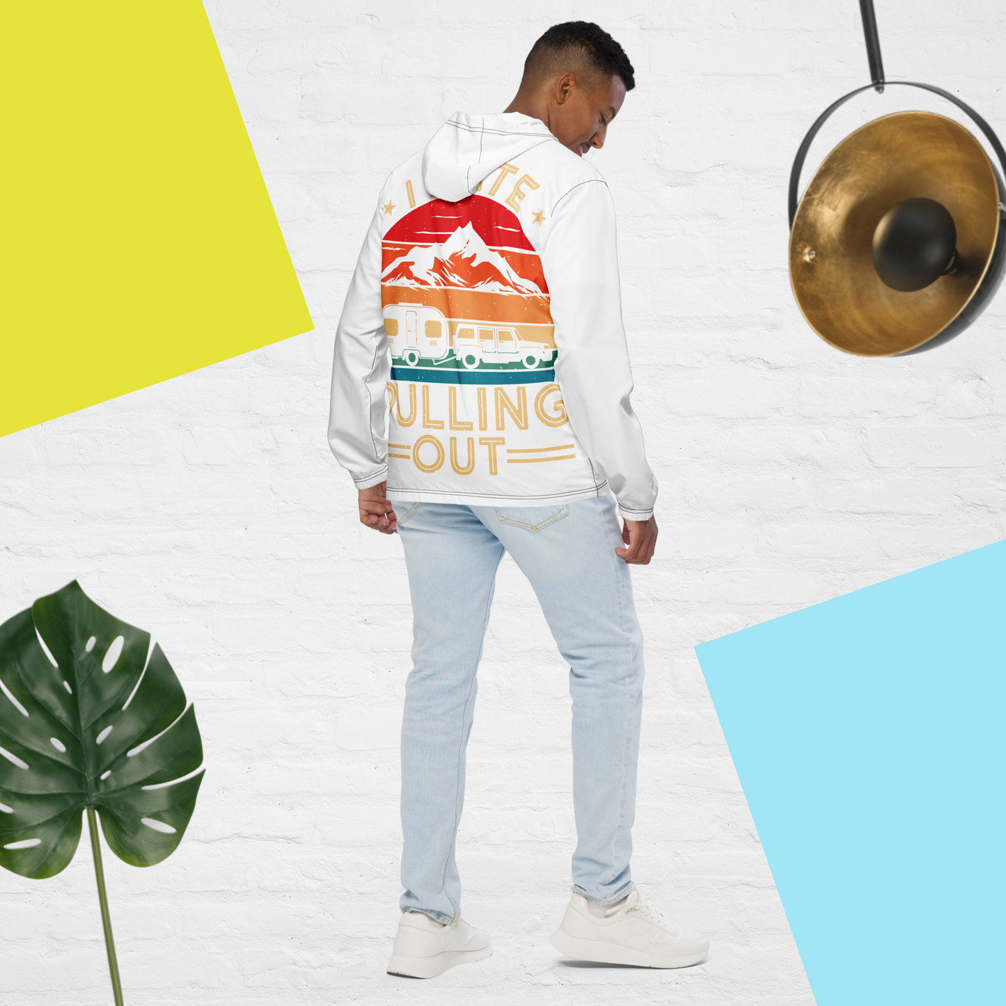 'I Hate Pulling Out' Men’s Windbreaker