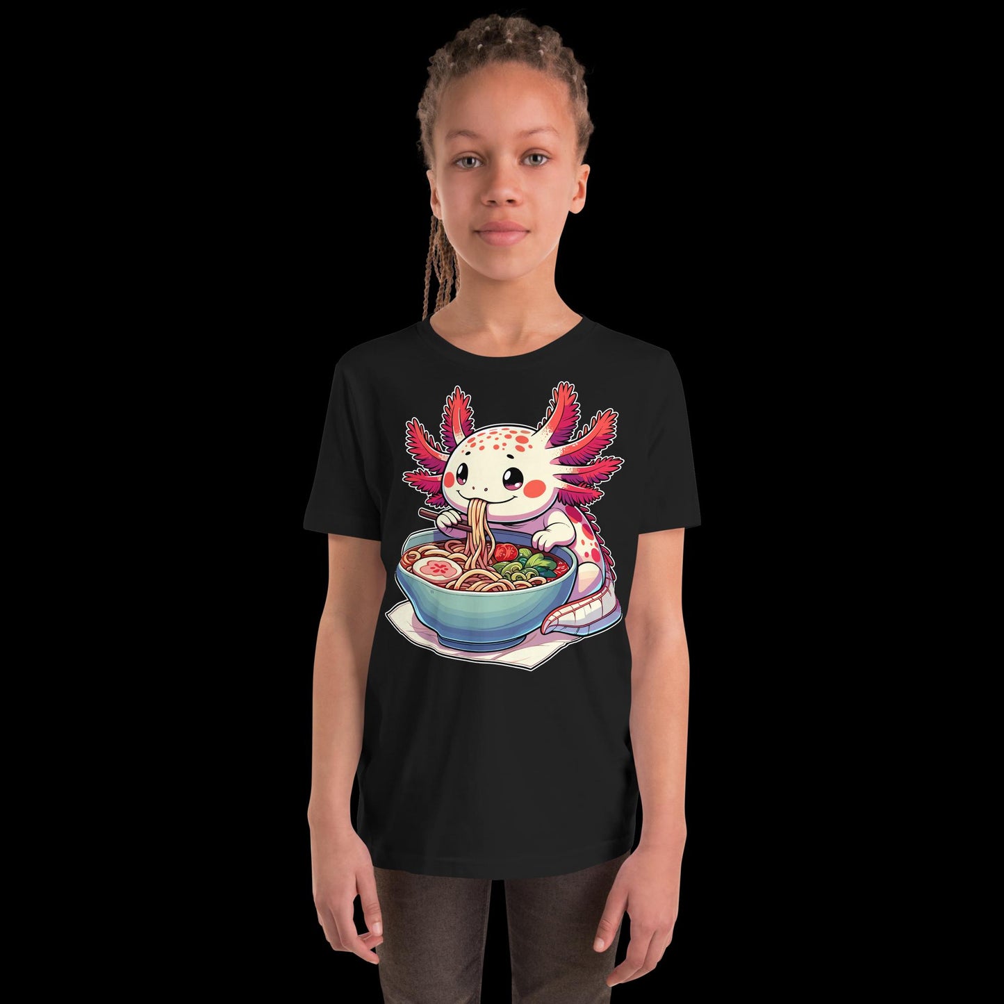 Axolotl w/ Ramen T-Shirt (youth)