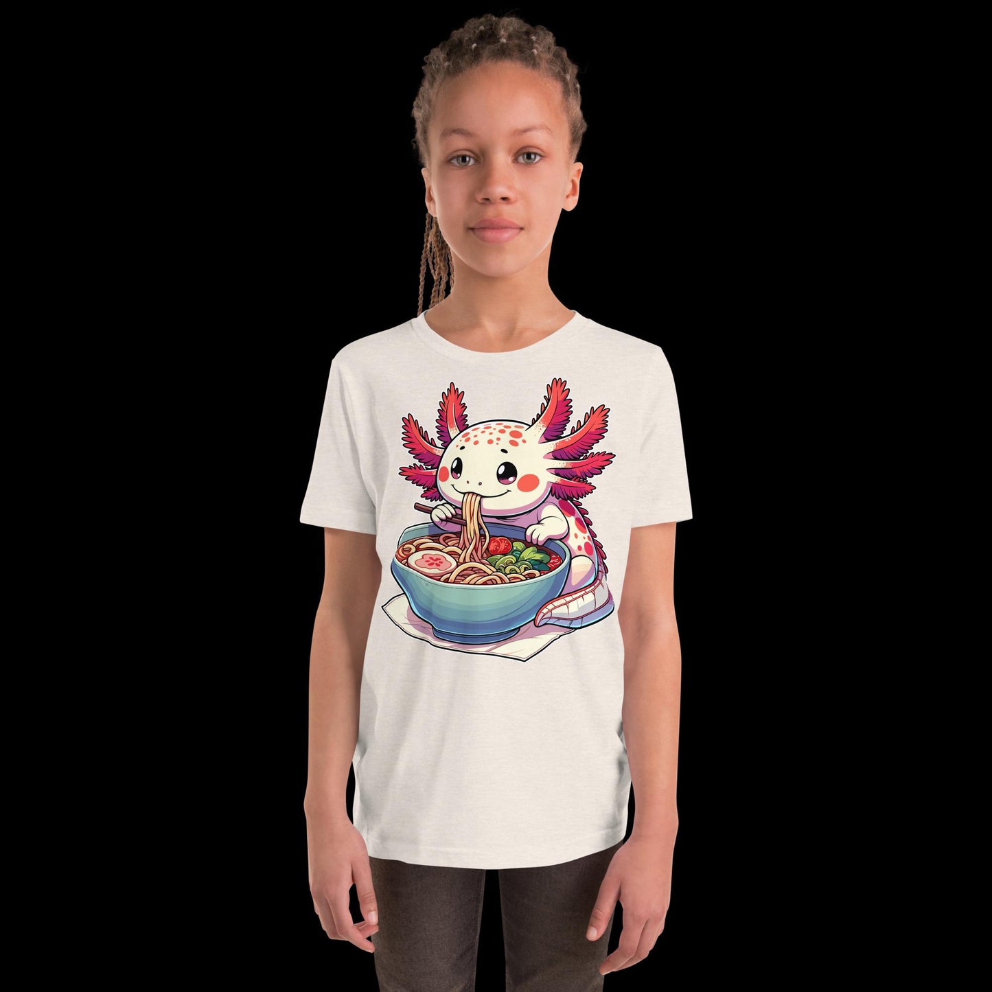 Axolotl w/ Ramen T-Shirt (youth)