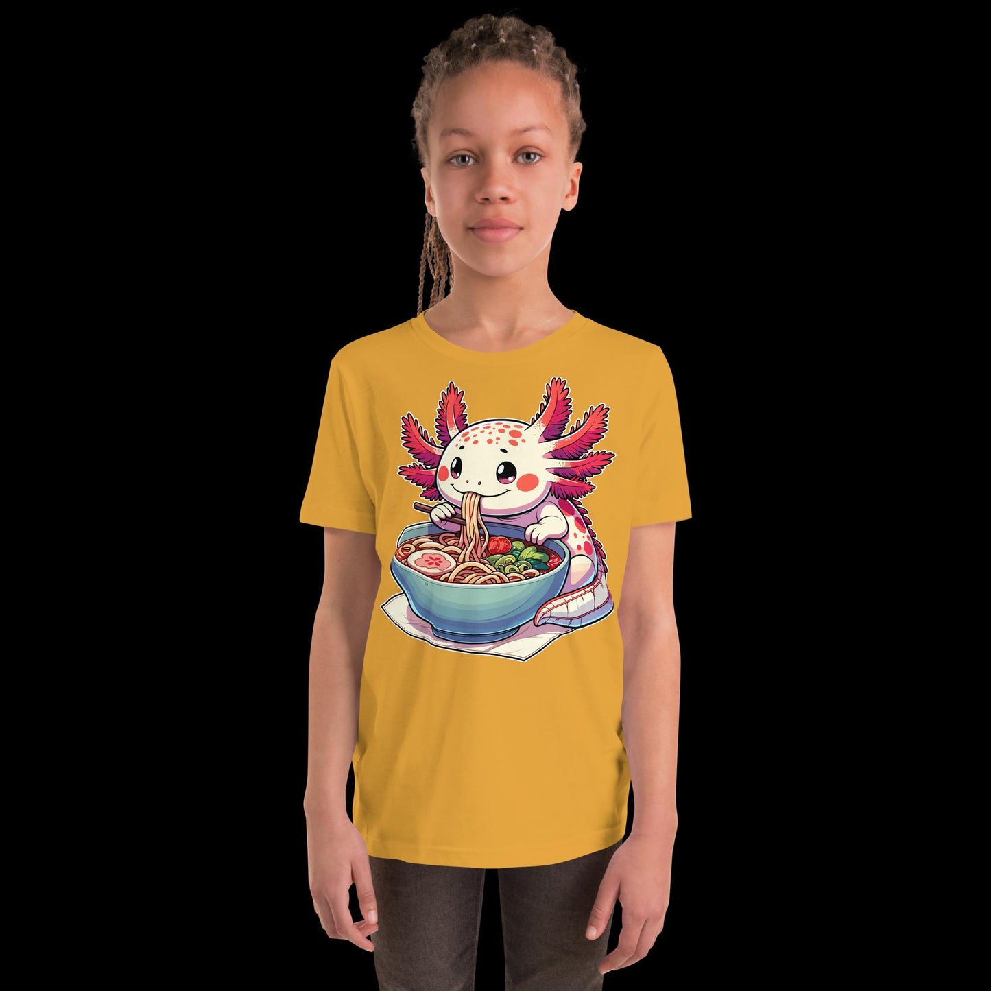 Axolotl w/ Ramen T-Shirt (youth)