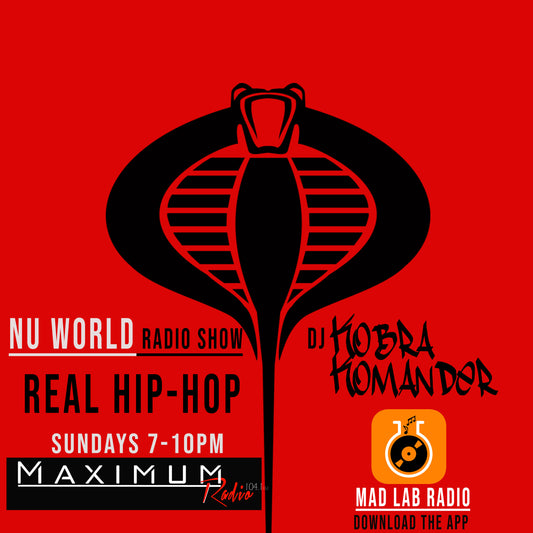 Tune-in to NU World Radio w/ ((DJ KOBRA KOMANDER))