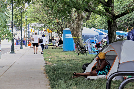 Homeless Camp in Philly - “I Will Breathe”