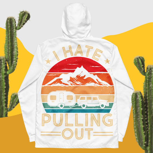 'I Hate Pulling Out' Men’s Windbreaker