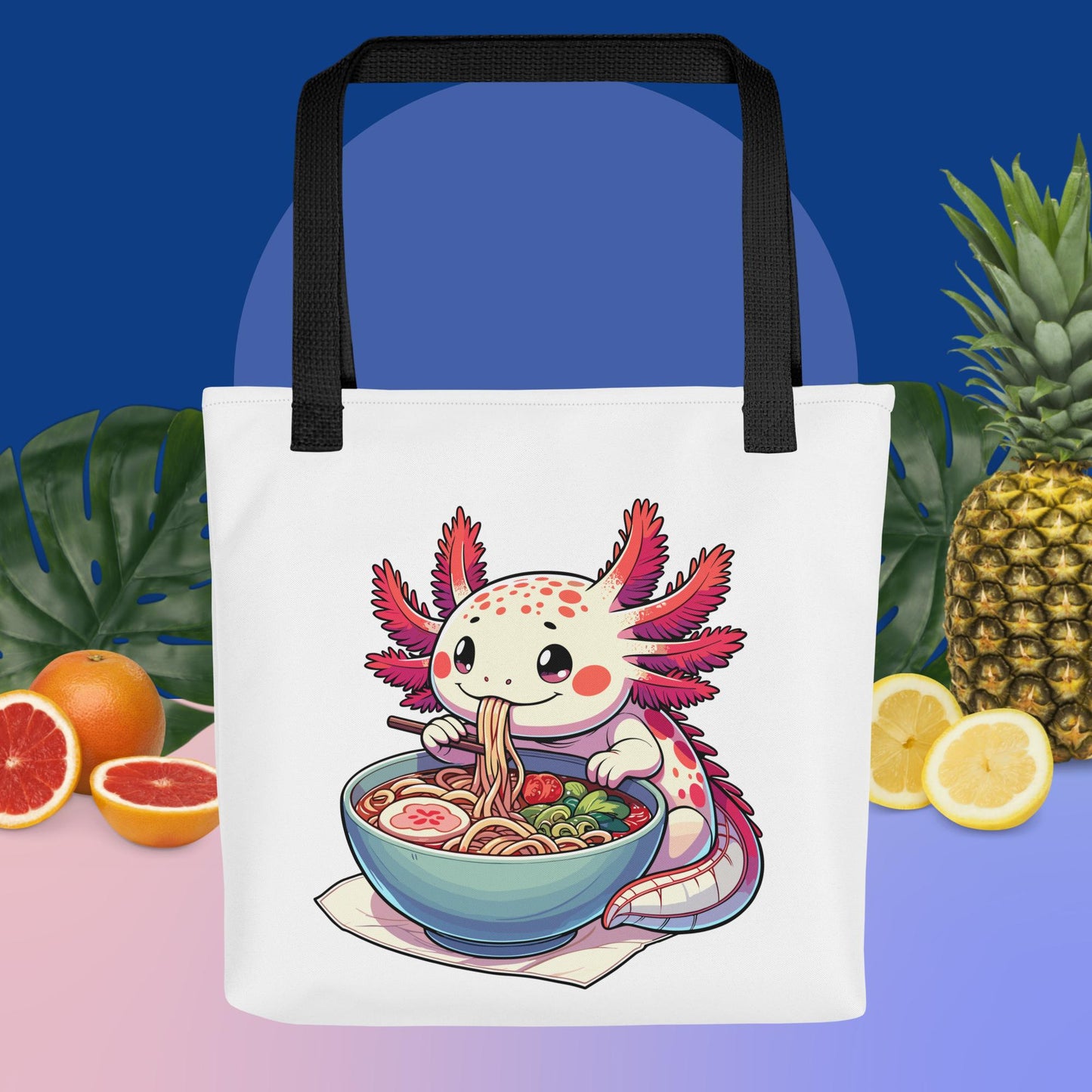 Axolotl w/ Ramen - Tote bag