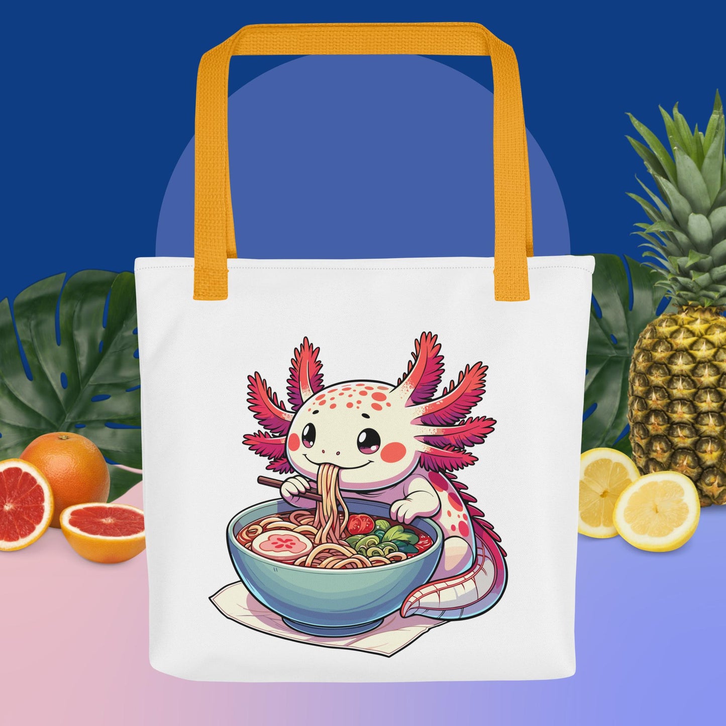 Axolotl w/ Ramen - Tote bag