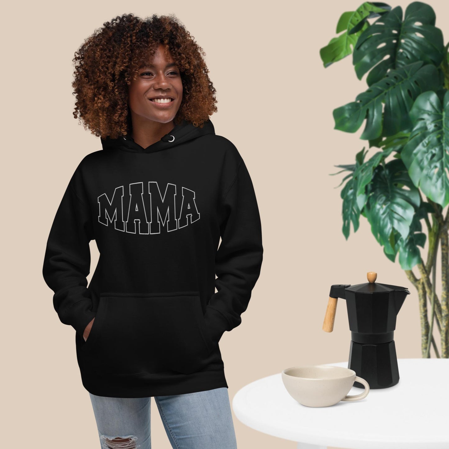 MAMA - Embroidered Uni Hoodie