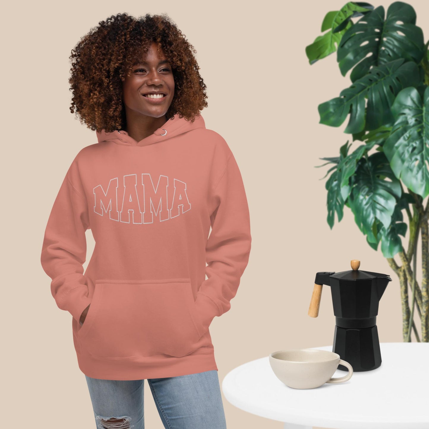 MAMA - Embroidered Uni Hoodie