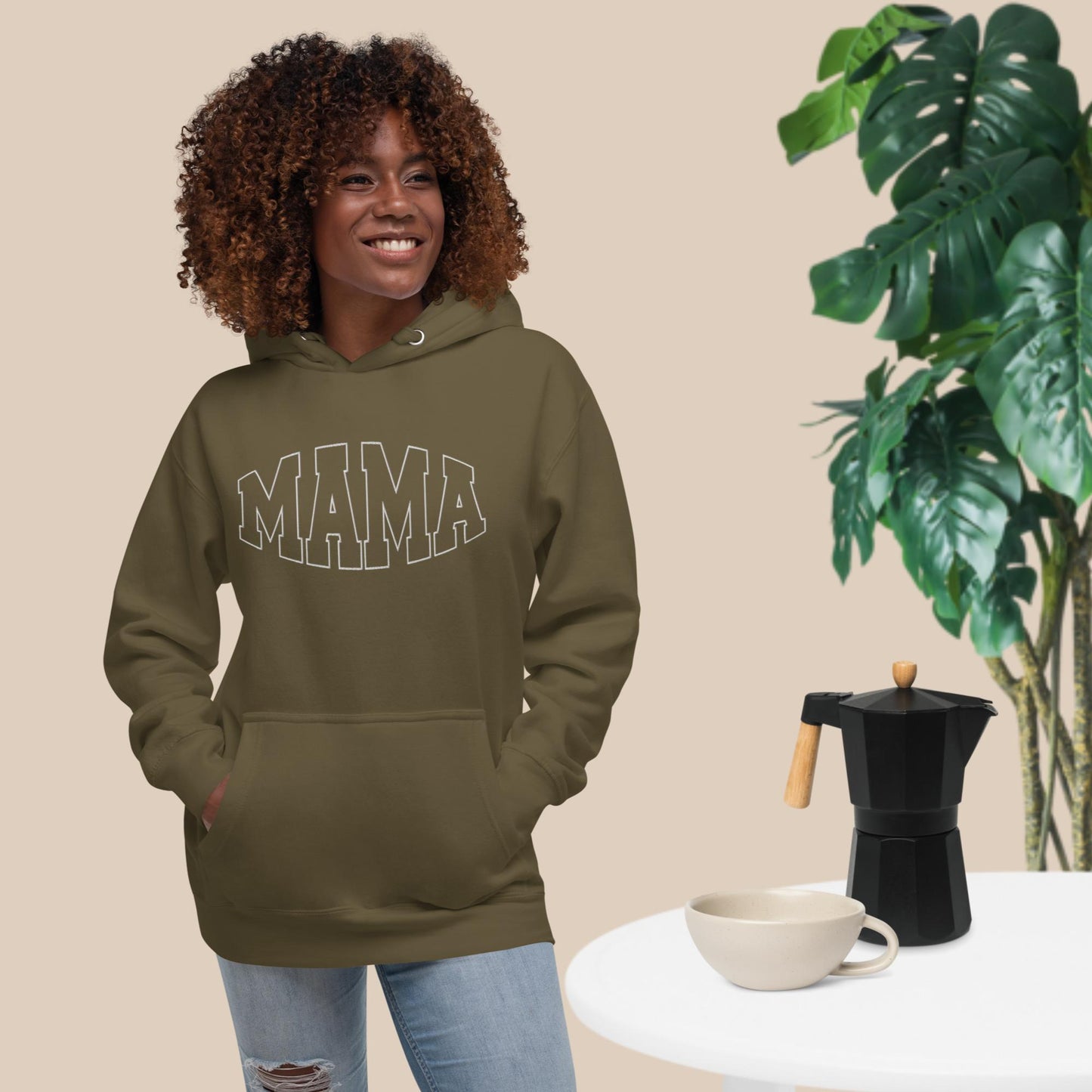 MAMA - Embroidered Uni Hoodie