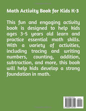 Math Activity Book: for Kids K-3