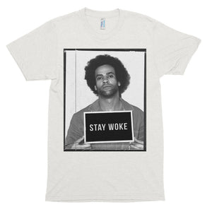 STAY WOKE, Huey P. Short Sleeve t-shirt - Spirit Central Shop