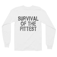 "SURVIVAL OF THE FITTEST," Unisex Long Sleeve T-Shirt - Spirit Central Shop